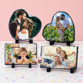 Natural Stone Slate Photo Keepsakes