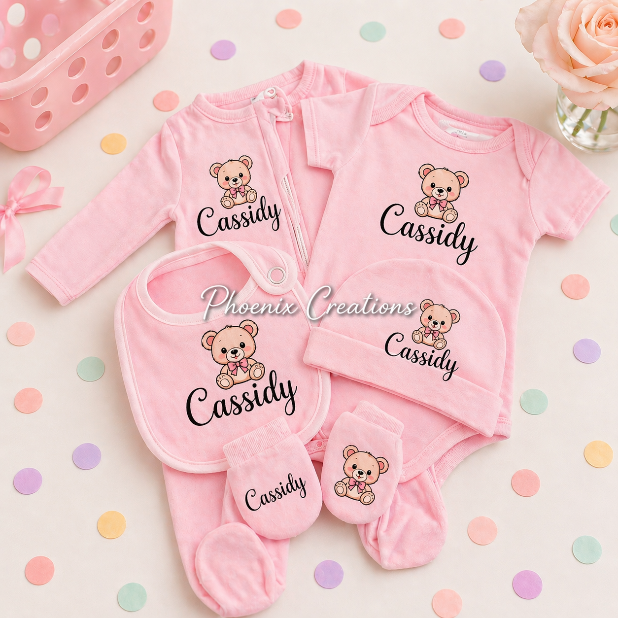 Personalised Baby Gift Set