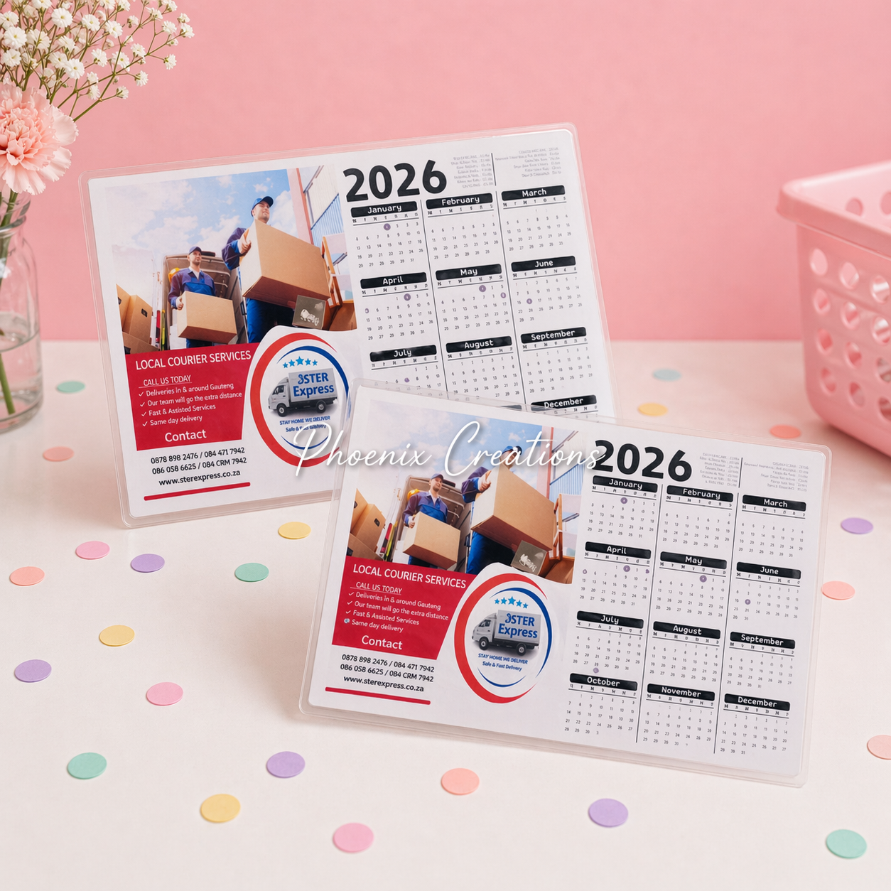 A5 Personalised Desk Calendar (2026/2027)