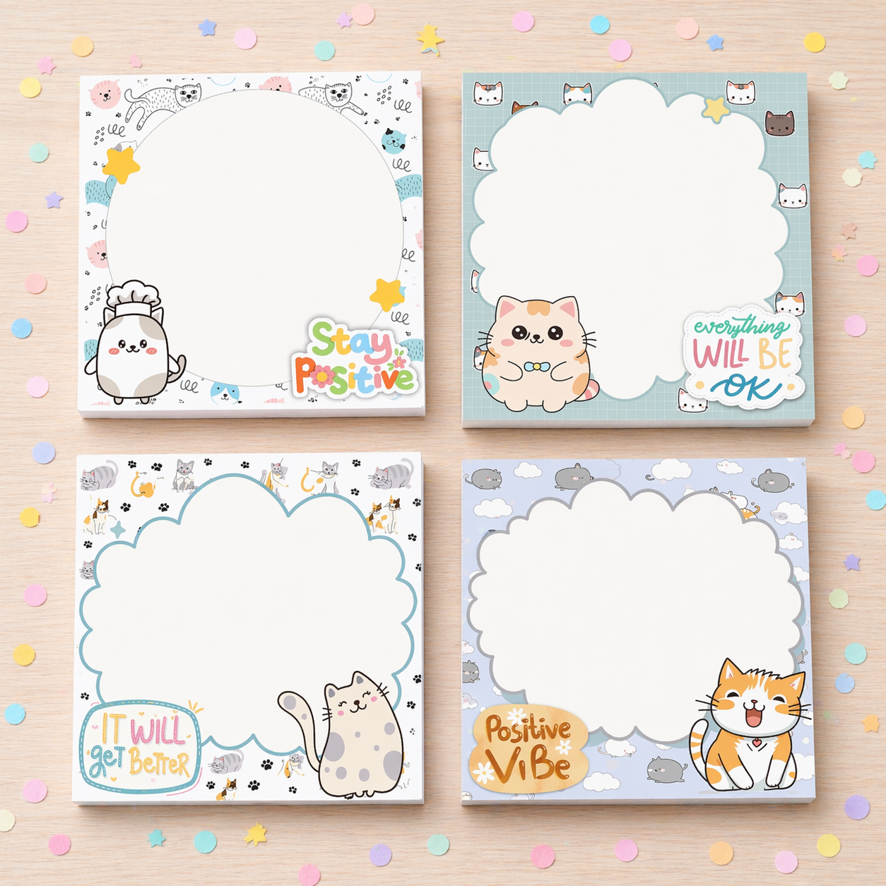 Personalised Positive Memo Pads