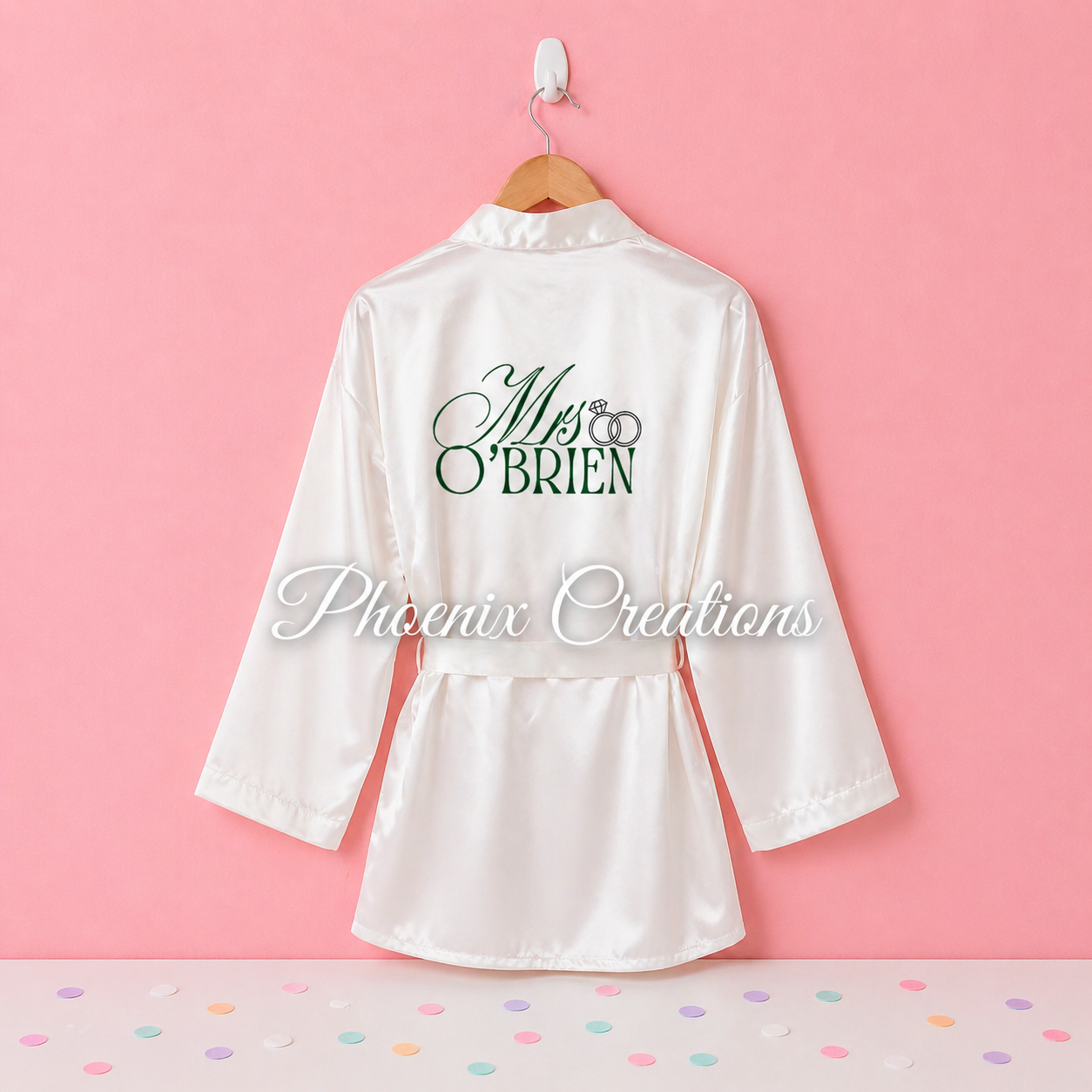 Personalised Satin Robe (Any Occasion)