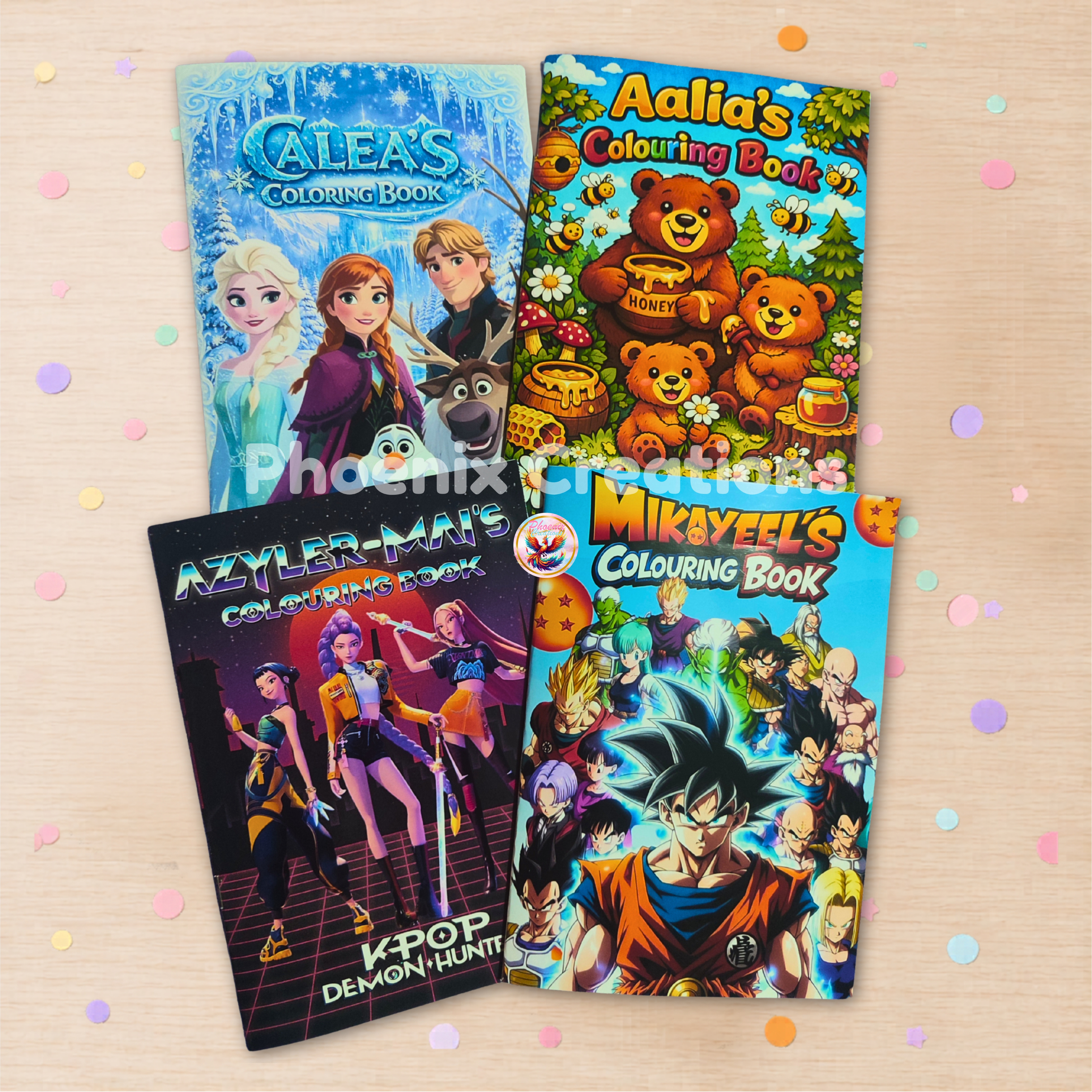 Personalised Colouring Books (Any Theme)