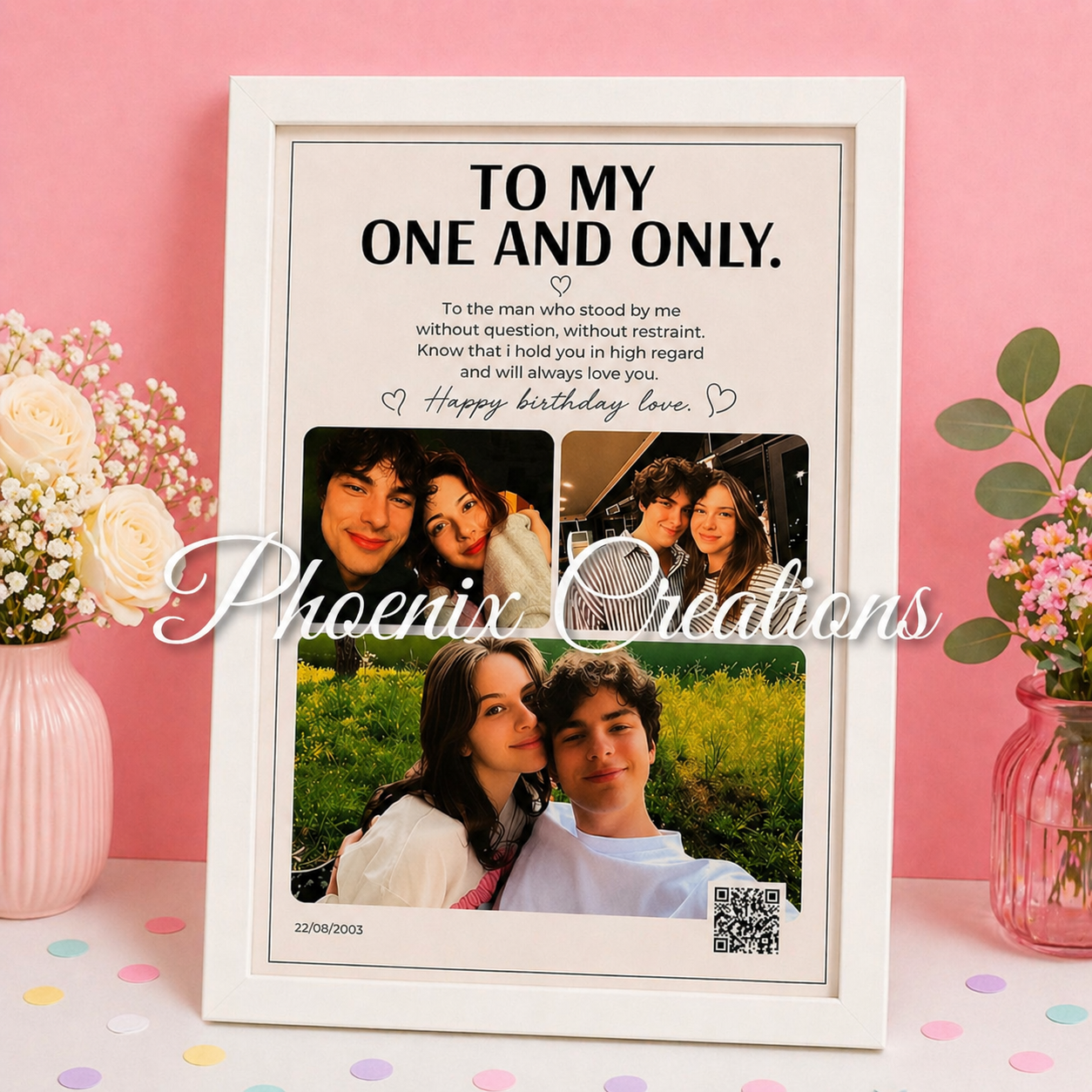 Personalised Photo Frame (Any Occasion)