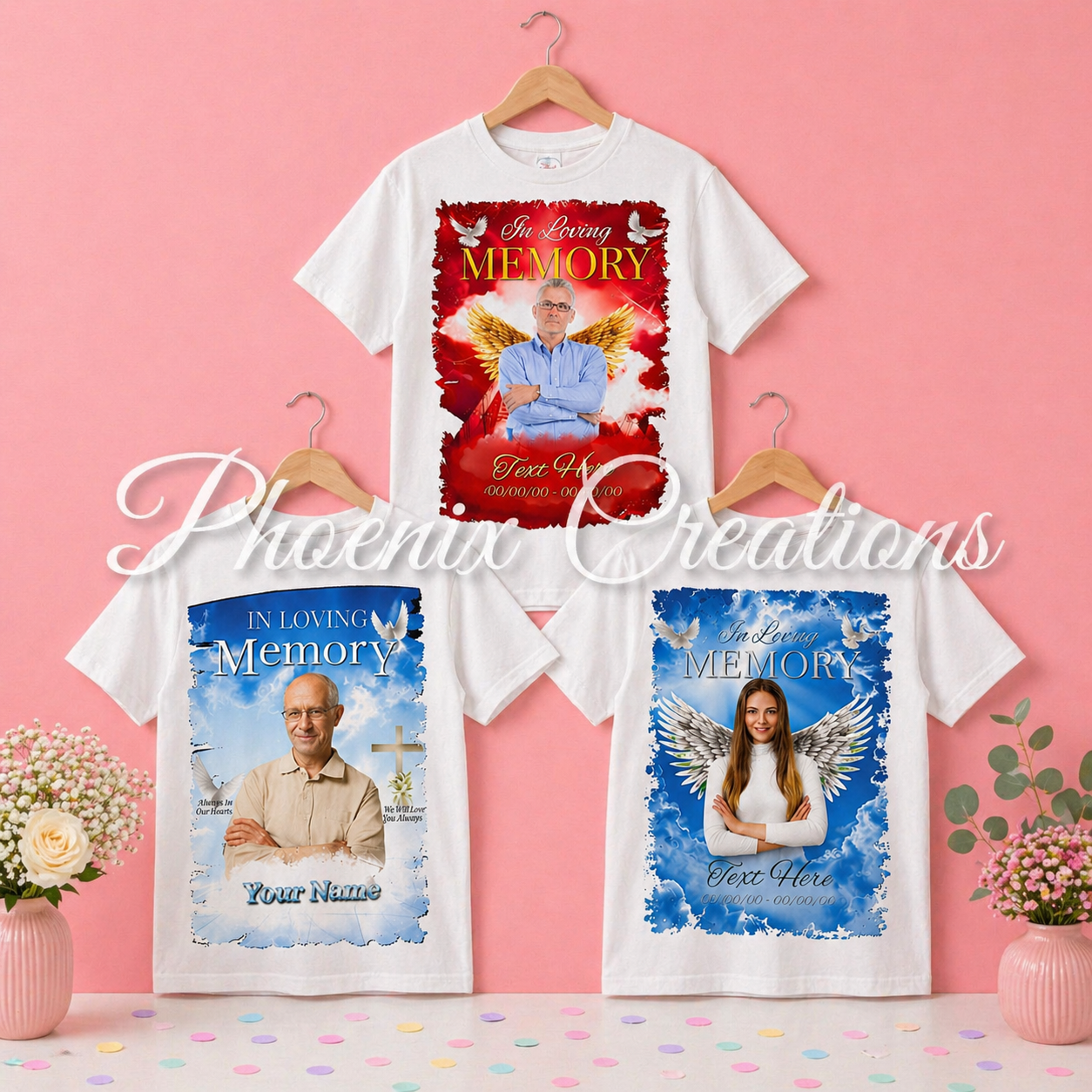 Memorial Photo Tribute Tees