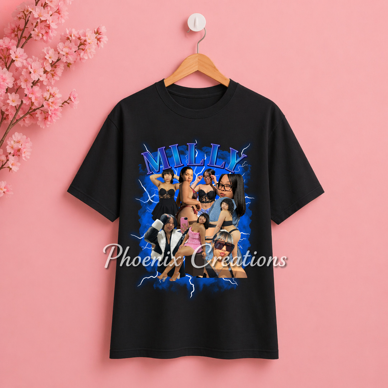 Custom Hip-Hop Collage Tee