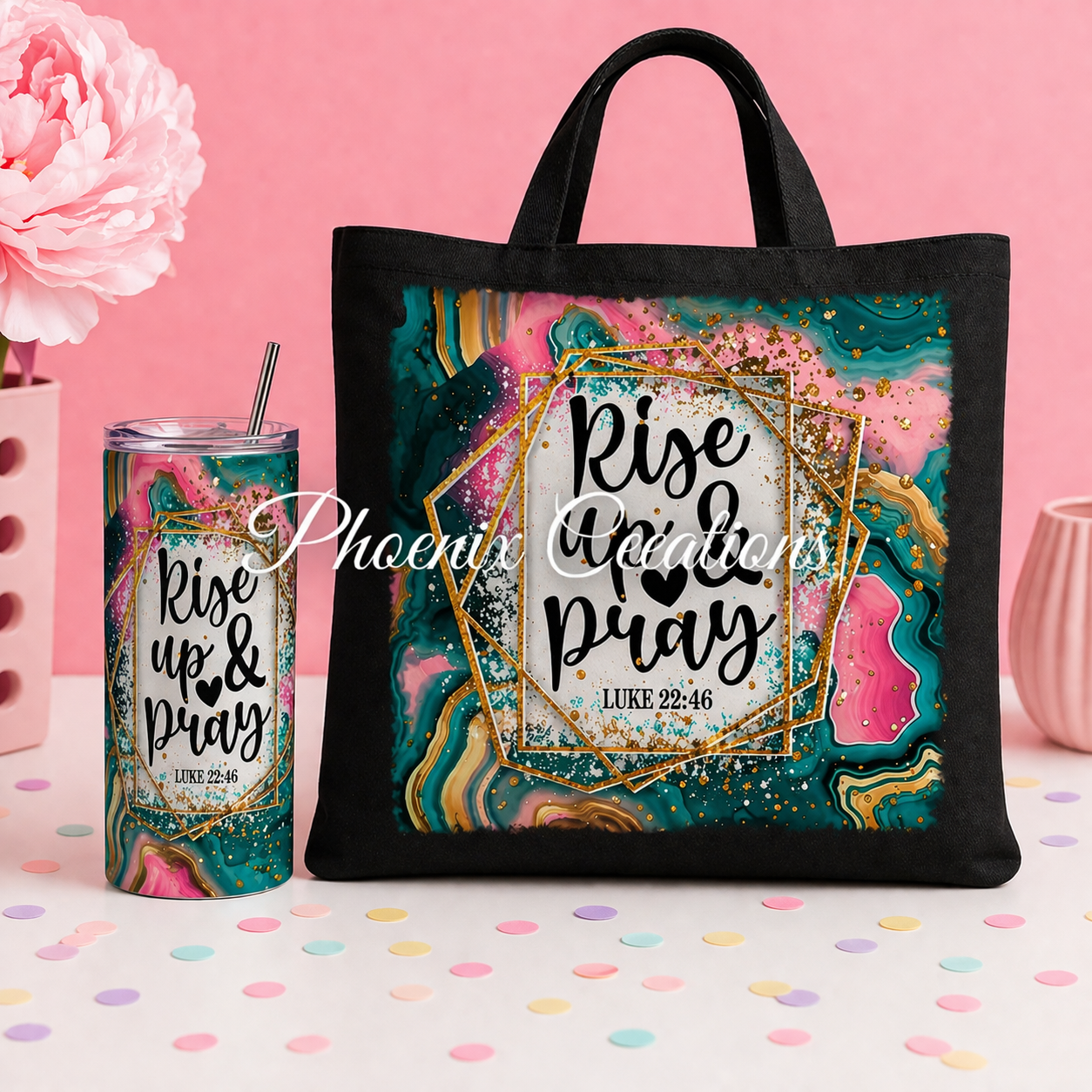 Luxury Faith Gift Set – Rise & Pray